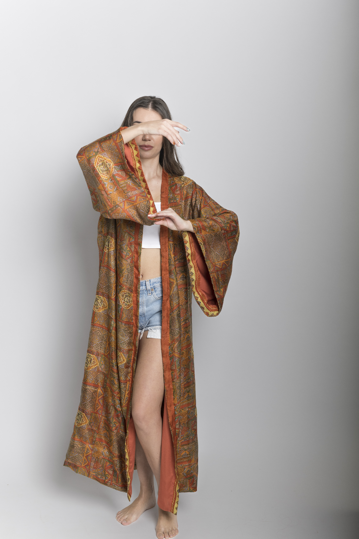 Kimono Reversible ORANGE DESERT