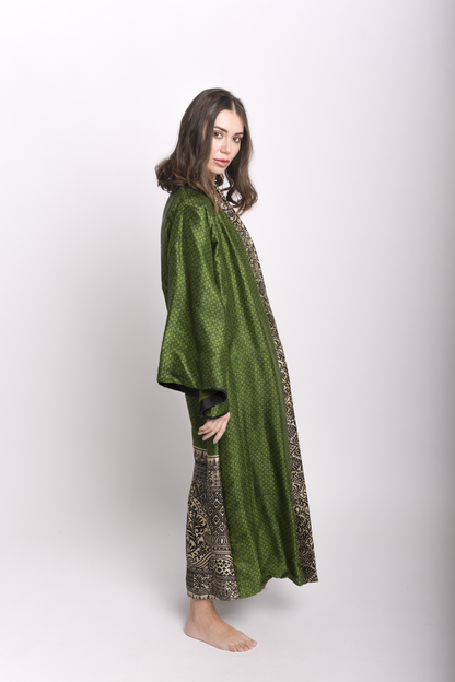 Kimono Reversible GREEN FOREST