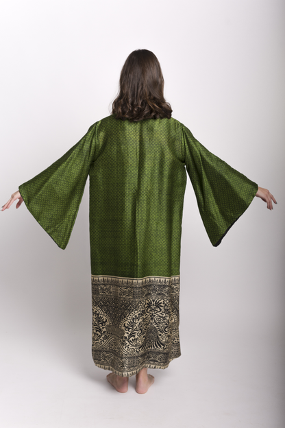 Kimono Reversible GREEN FOREST