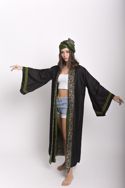 Kimono Reversible GREEN FOREST