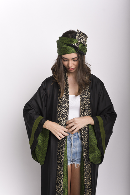 Kimono Reversible GREEN FOREST